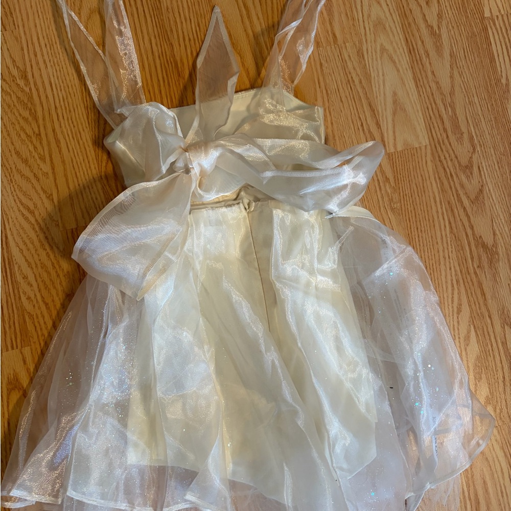 Lucy in the Sky babydoll Cream Dress - Picture 4 of 5